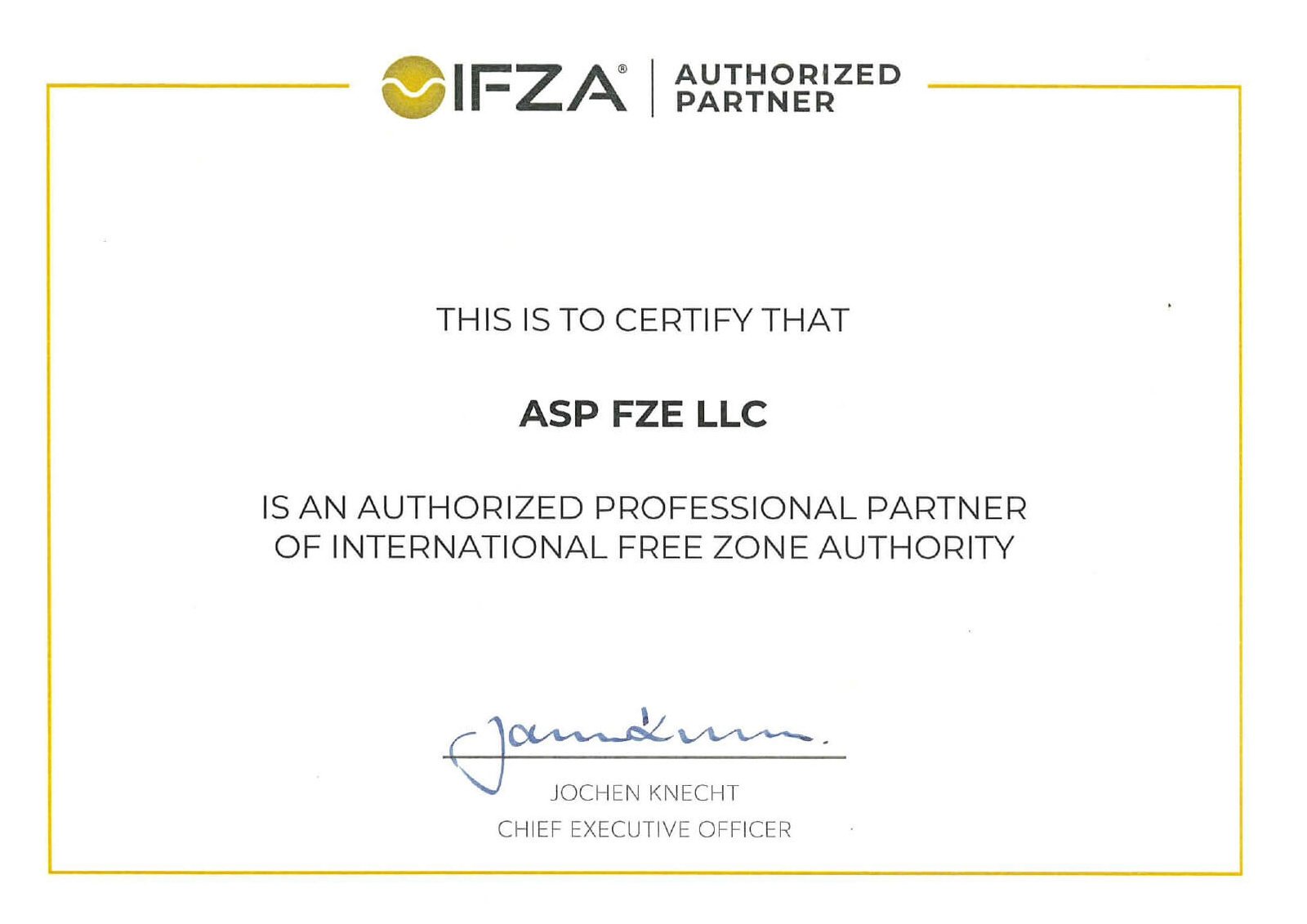 IFZA partner